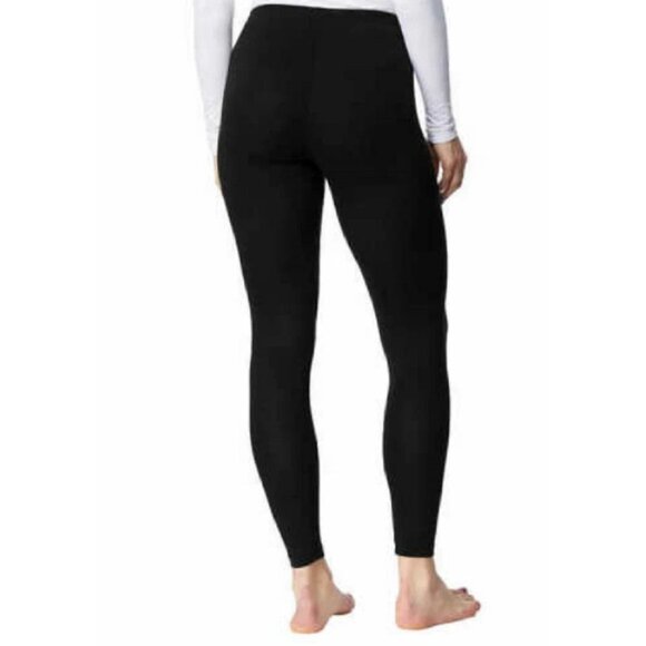 NEW 2 Pack  32 Degrees Heat Women's S Base Layer Pant Black Leggings - Picture 2 of 7